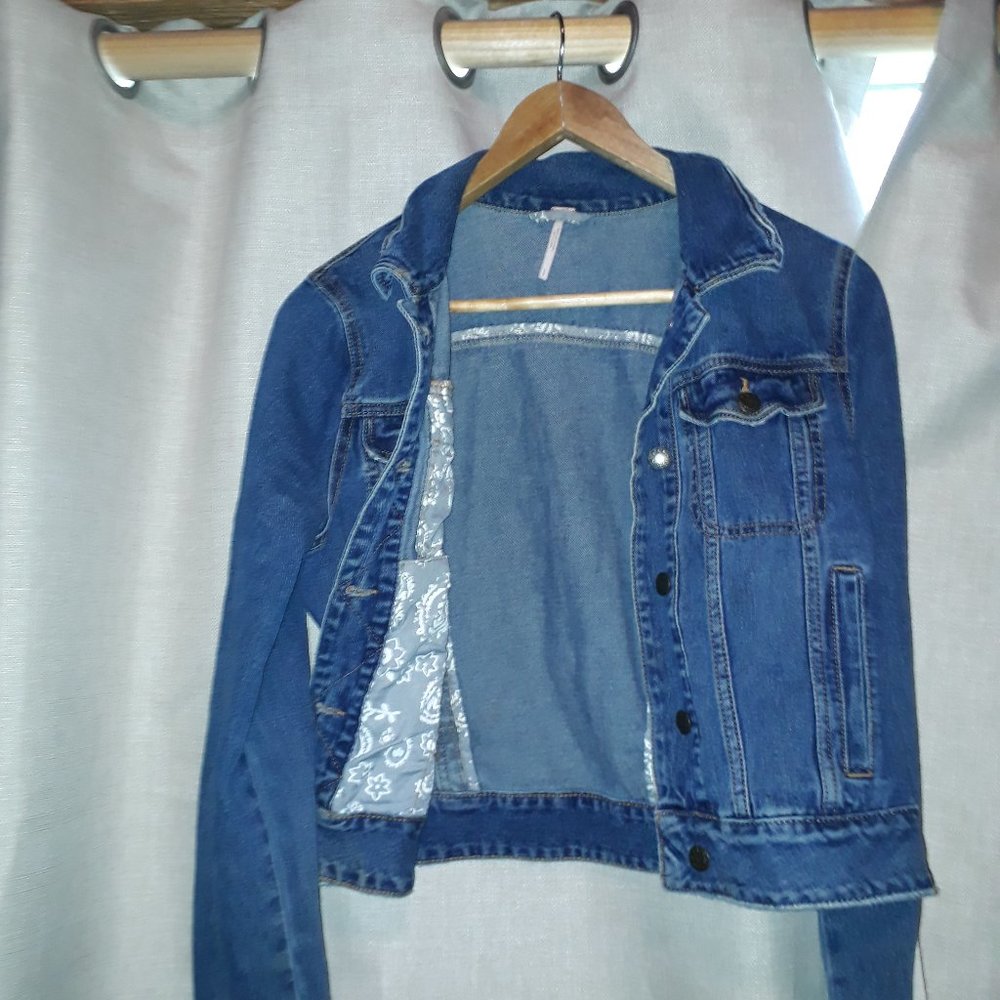 Small Free People Denim jacket